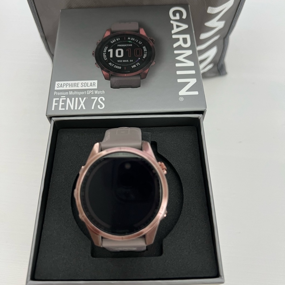 Garmin Fenix 7S Sapphire Solar Premium Multisport GPS Watch